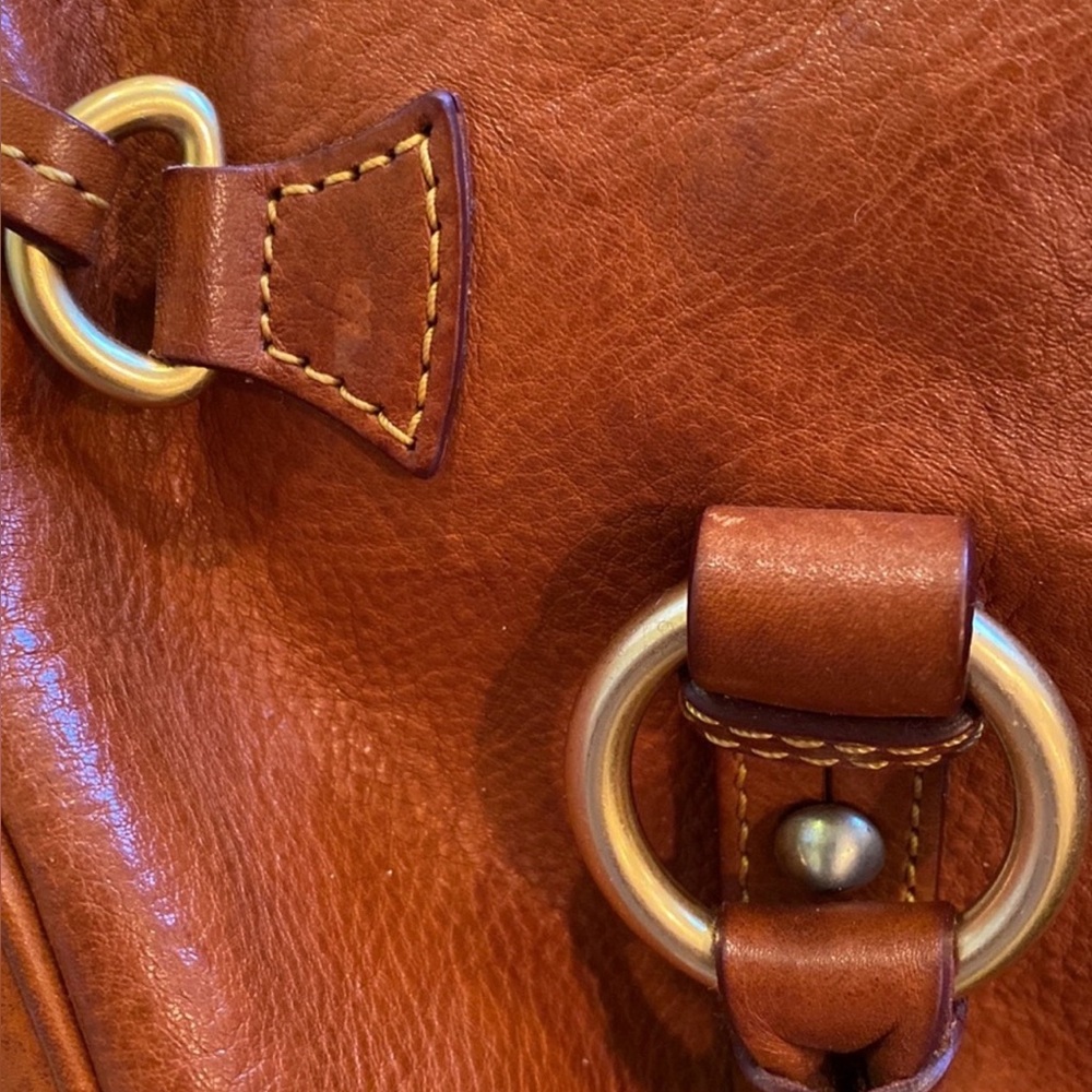 Dooney & Bourke Tan Florentine Satchel - Picture 12 of 13